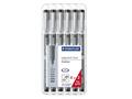 Fineliner Staedtler pigment 308ass schrijfbr zw